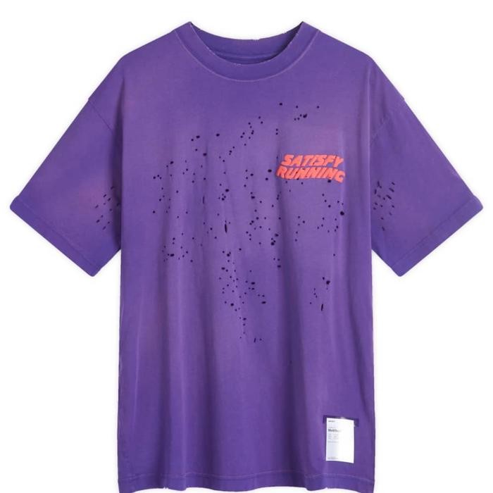 Satisfy Mothtec Tee 'Satisfy Running' - Purple - M
