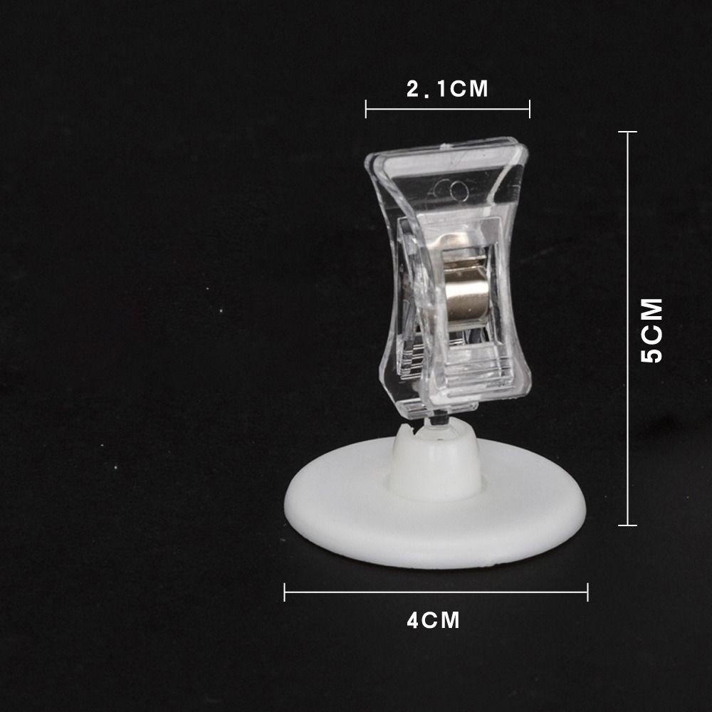

Transparent Photo Clip Desktop Message Postcard Holder Adjustable POP Card Advertising Display Stand Market Product Label Rack