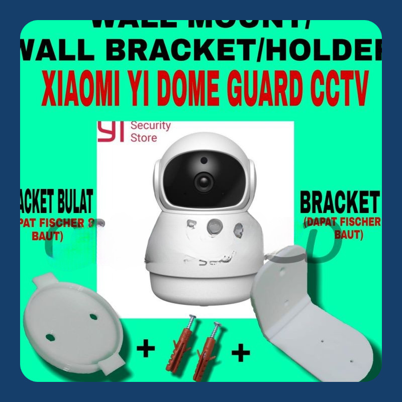 XiaoMi Yi Dome Guard CCTV Camera Wall Mount Bracket Holder