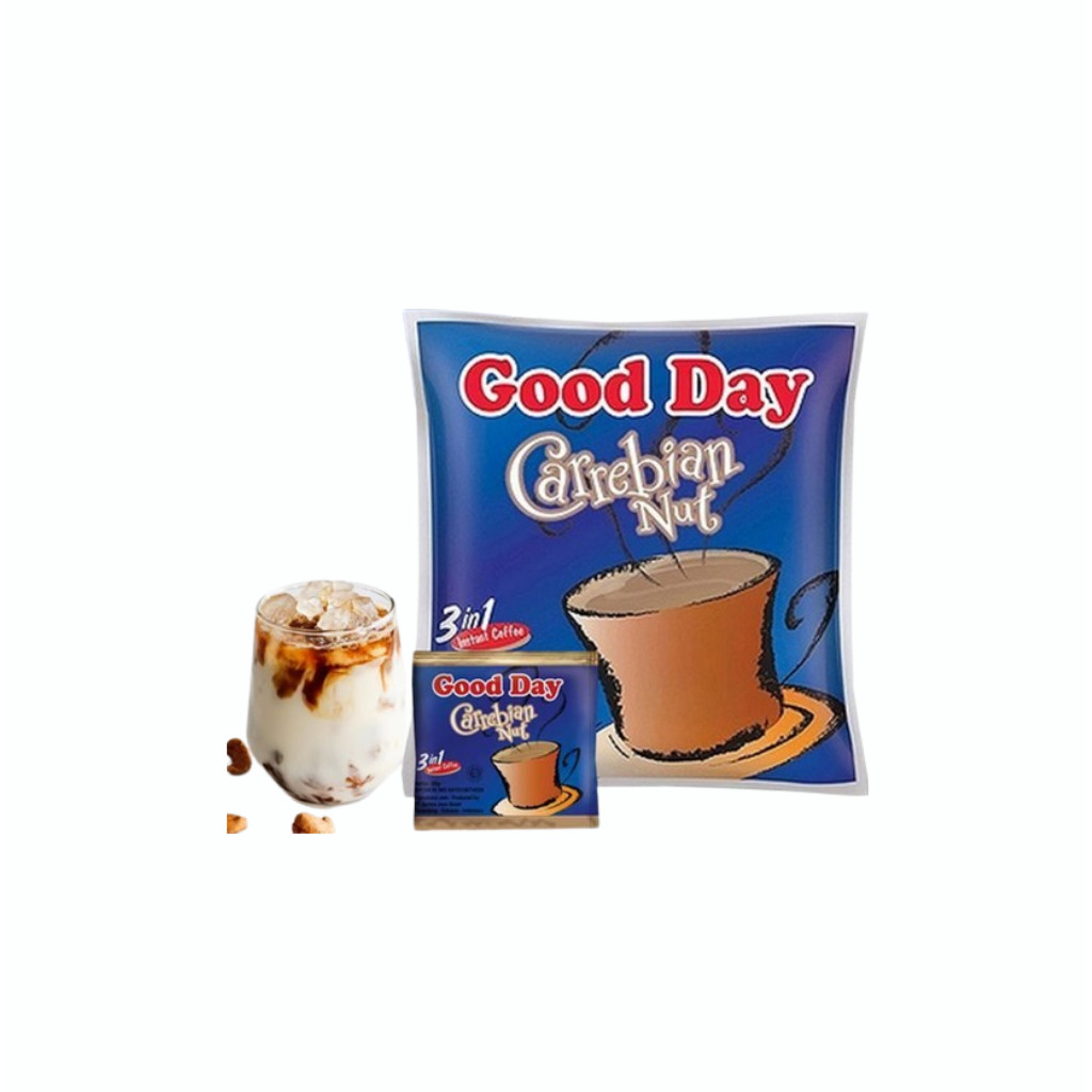

Carrebian Nut!! Kopi good day Carrebian Nut 20g 1 renteng 10pcs