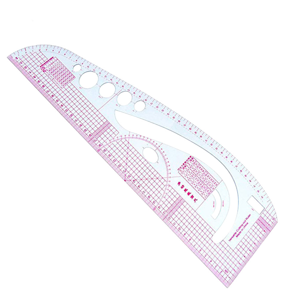 

DIY Drawing Tailoring Ruler Multi-function Cutting Measuring Plastic Curve Ruler Household Tailor Yardstick Sewing Accessories