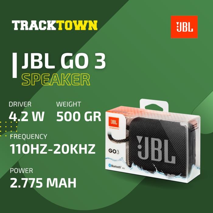 JBL GO 3 BLUETOOTH SPEAKER ORIGINAL - Teal