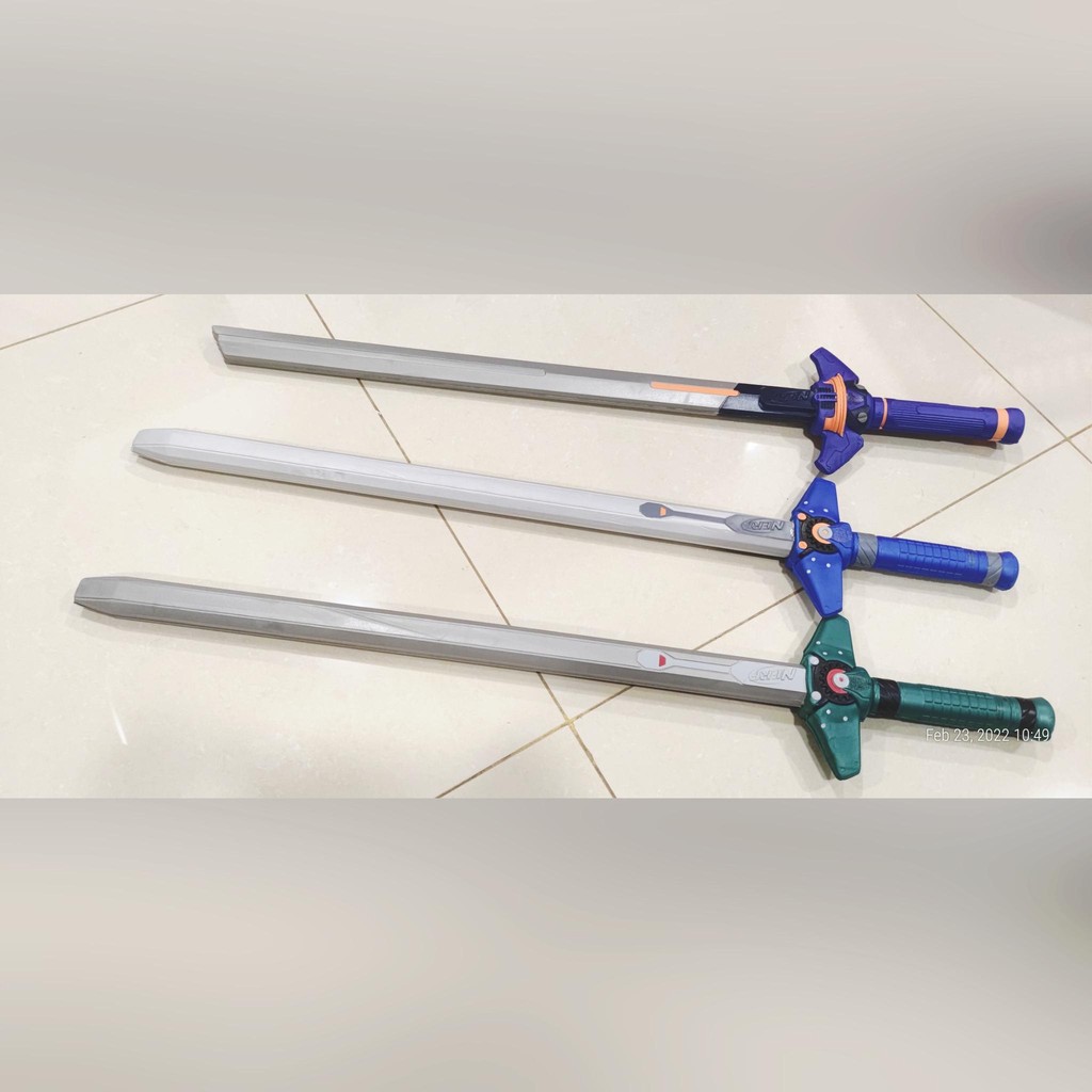 Nerf Thunder/Shadow Fury Short Sword/Pedang Busa/Foam Original Rare
