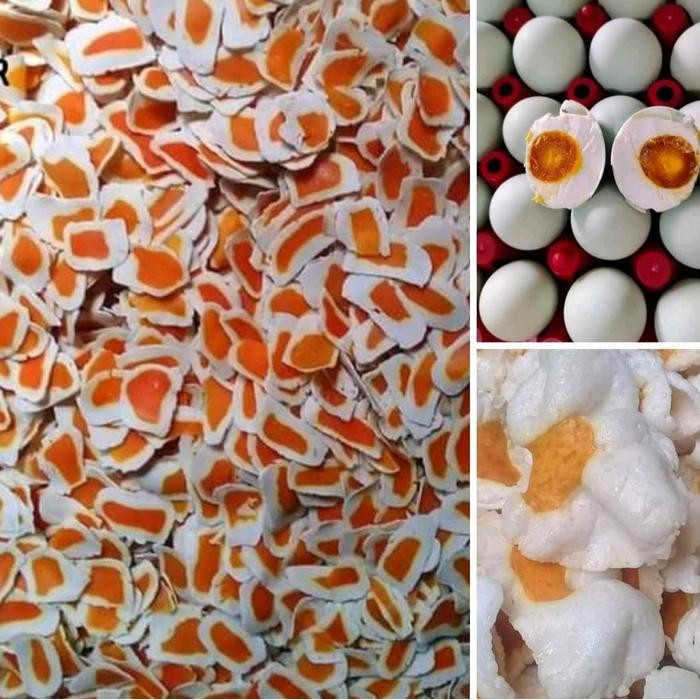 

Kerupuk Telur Asin Murni Rasa Gurih Snack Makanan Camilan Food, Cemilan sehat, Snack, Makanan, Kerupuk + (Free kardus & Bubble Wrap) - 500 gram