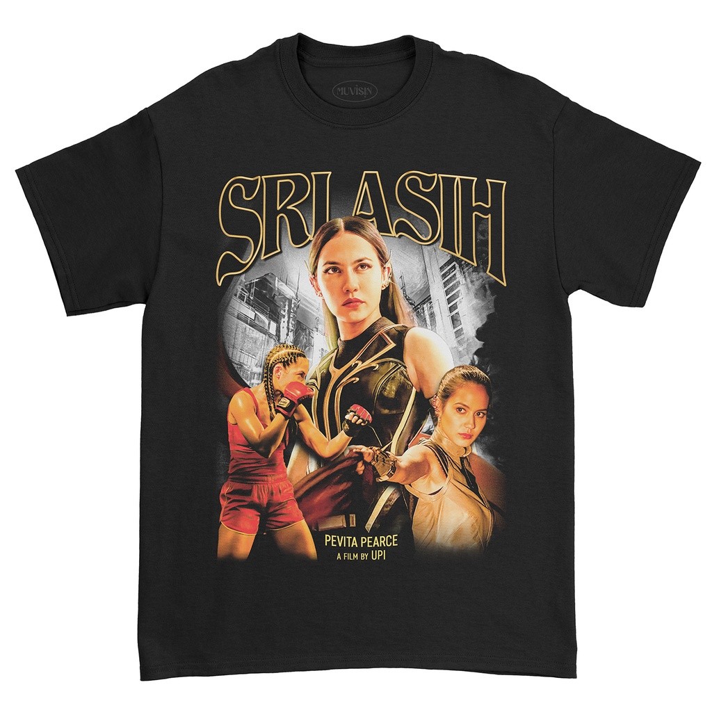 Kaos oblong lengan pendek unisex,Kaos Film Sri Asih - Pevita Pearce Homage Movie T-shirt print tee s