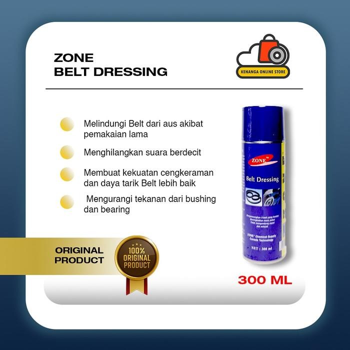 Belt dressing Zone fan belt Pelumas van belt Motor