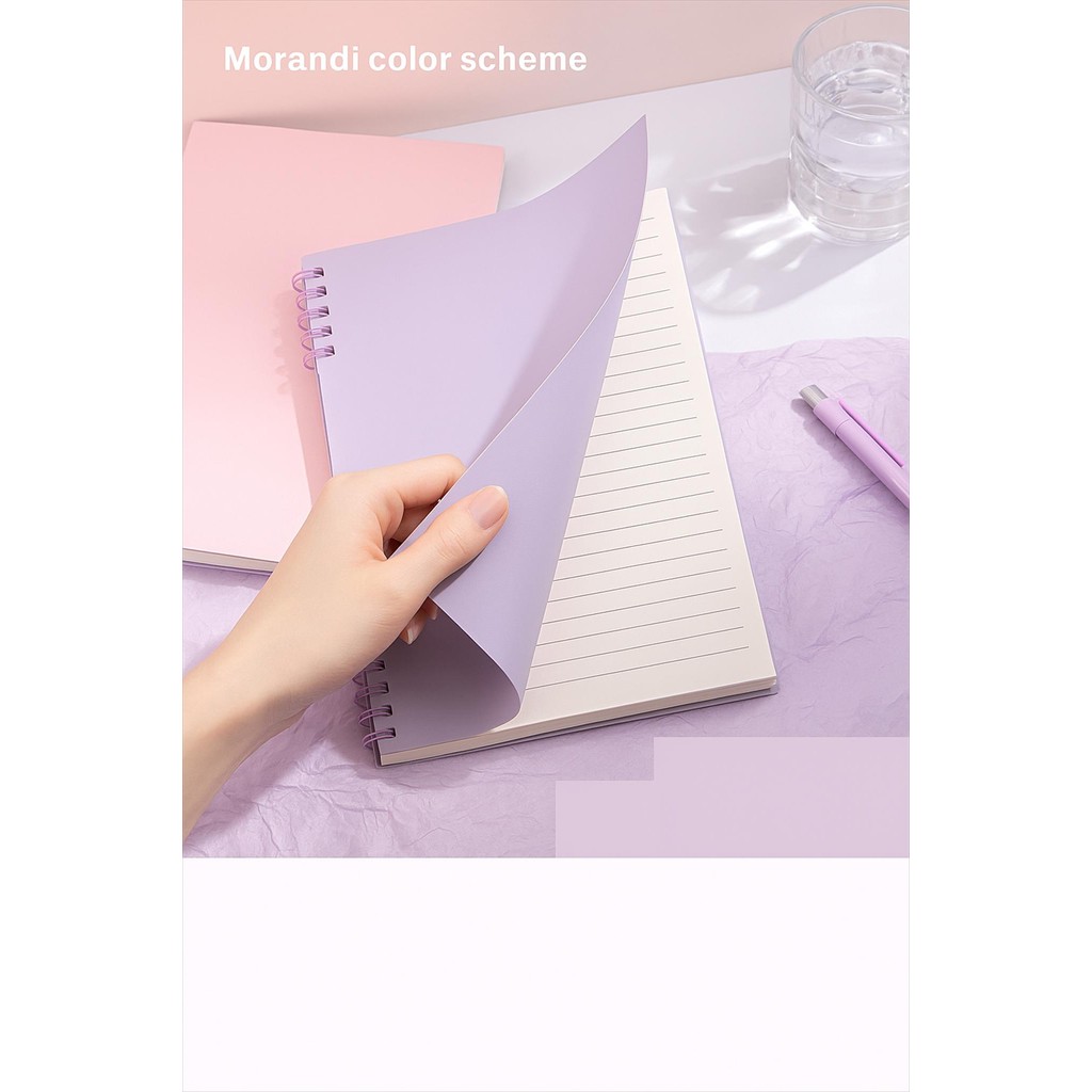 

Notebook A5 Penutup Tahan Air Buku Diary Aestetic 40 Lembar Buku Catatan