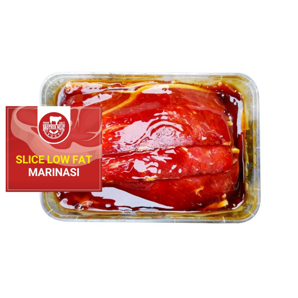 

Beef Slice Marinasi Low Fat Rendah Lemak 500gr, Brothermeatshop
