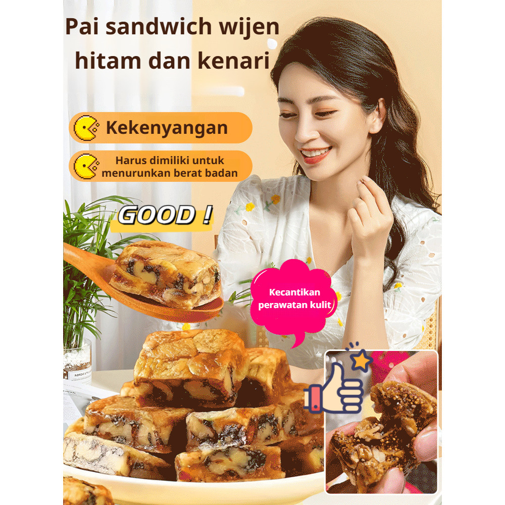 

✨Beli 2 Gratis 3✨【COD/Free Shipping】Camilan Buah Ara, Wijen Hitam Dan Kenari/Camilan Sehat Isi Kacang Kenari/Cemilan Vegan Bergizi/Dikemas Secara Individual