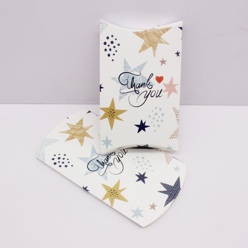 

10pc 12.5x8x2cm new gift bags, pillow boxes, paper party matching packaging, jewelry bags