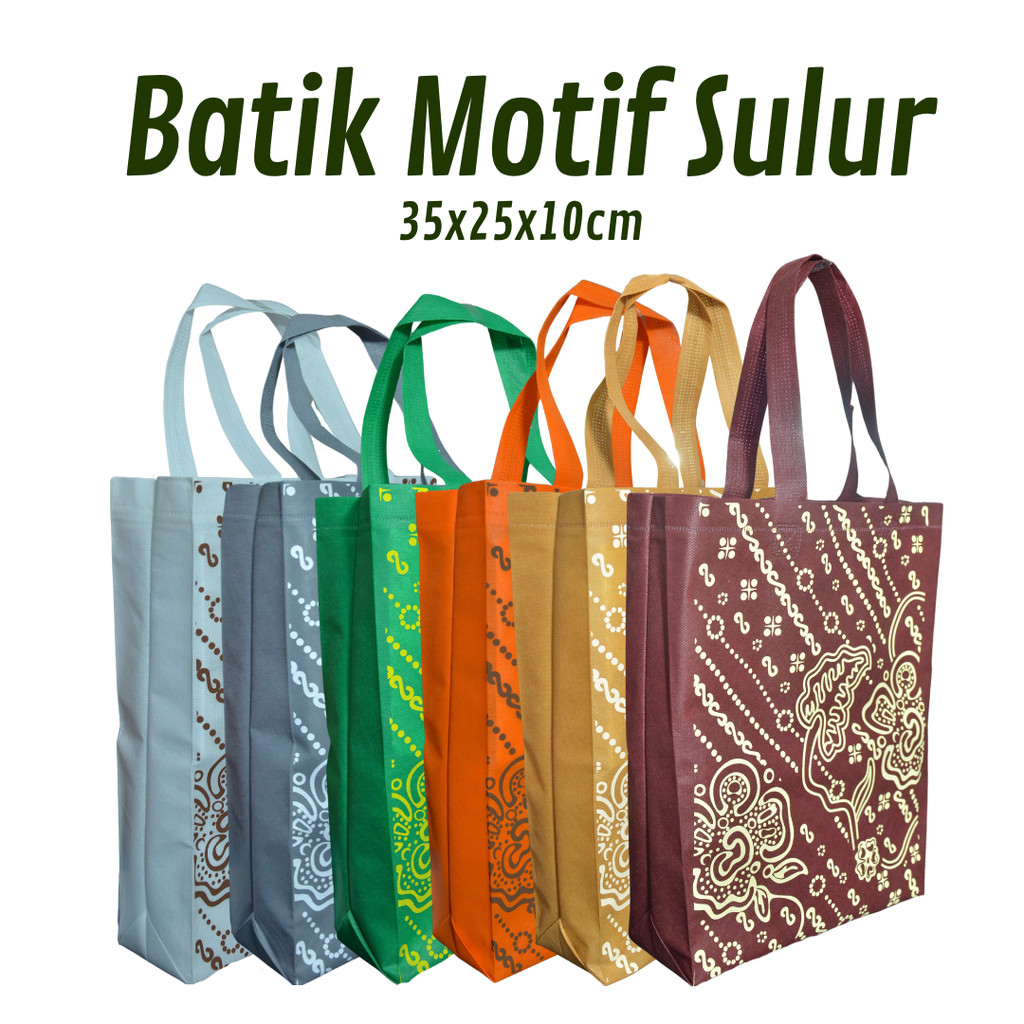 

Tas Spunbond Seminar Motif Batik Sulur