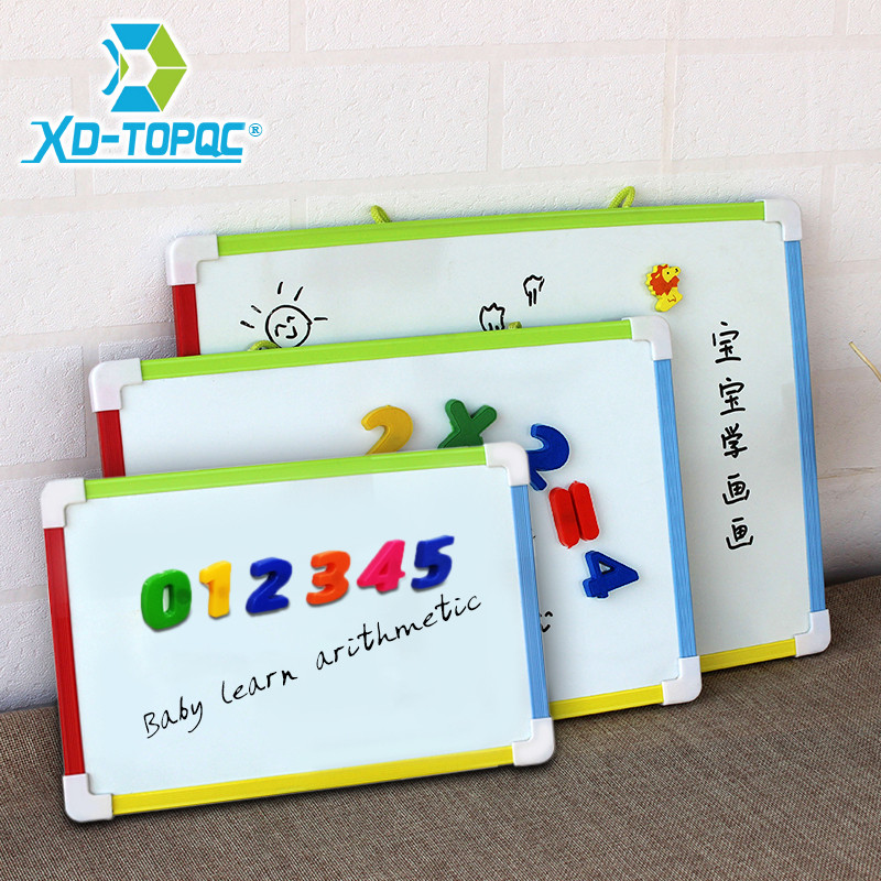 

3 Style Kids Whiteboard Magnetic Dry Eraser White Board With Free Gifts Number Magnets Preschool Children Memo Message Boards