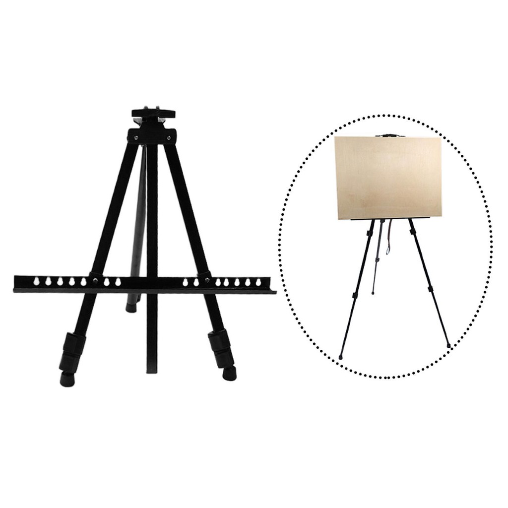 

Adjustable Tripod Art Easel Portable Sketch Painting Drawing Stand for Display Purposes Iron Display Stand Folding Easel Stand