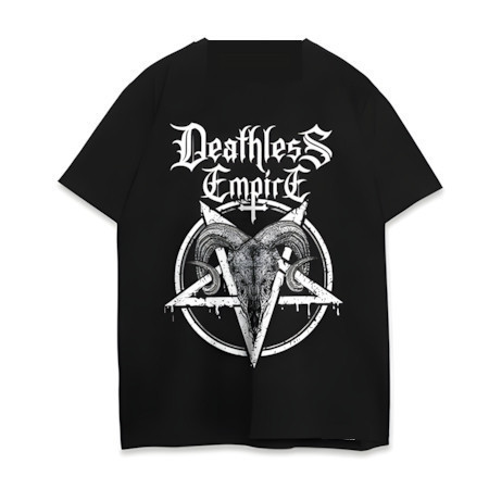 Kaos Deathless Empire Hitam Kaos T-shirt lengan pendek  polos dengan desain fashion unisex.