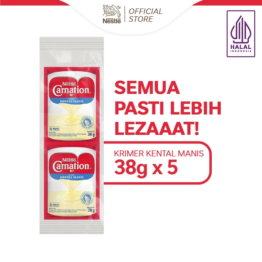 

Nestle Carnation Krimer Kental Manis 38g - Susu Kental Manis (Kemasan Saset Renteng)