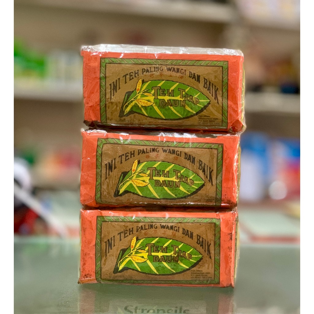 

Teh Bubuk Cap Daun Besar / Teh Bubuk Tjap Daun 400 gram (1 bks)