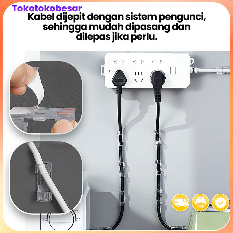 20/100/200PCS Pengatur kabel, pengikat kabel, artefak perutean, kabel jaringan tanpa lubang, klip ta