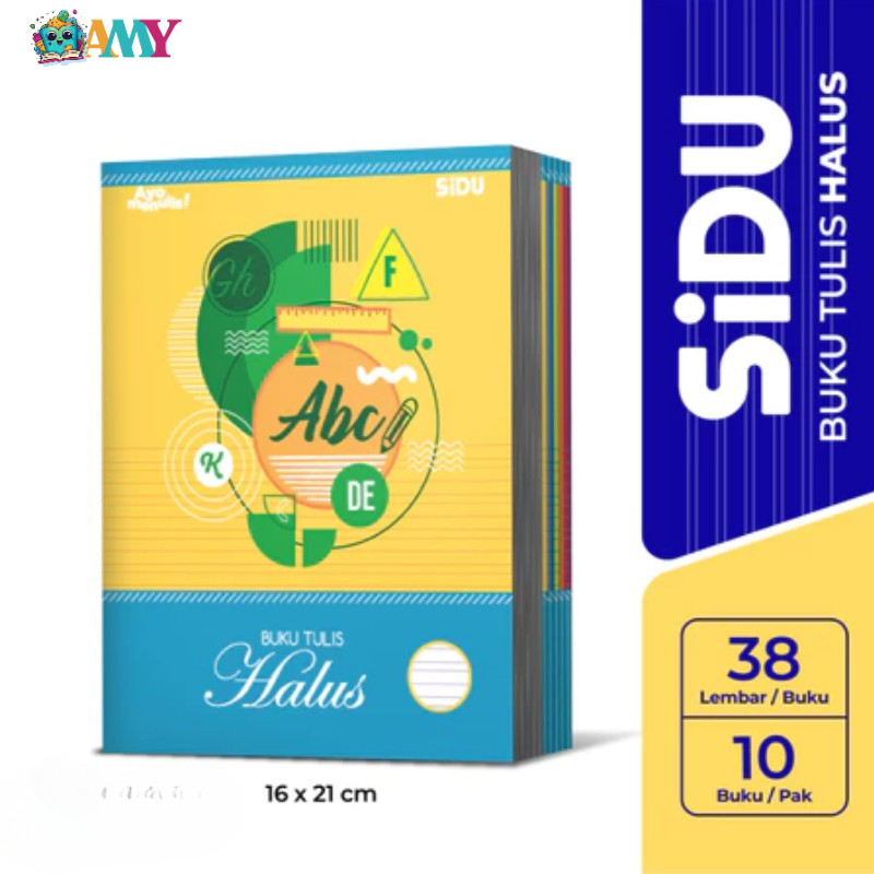 

SIDU BUKU HALUS 38 ISI 10PC Amy Stasionary