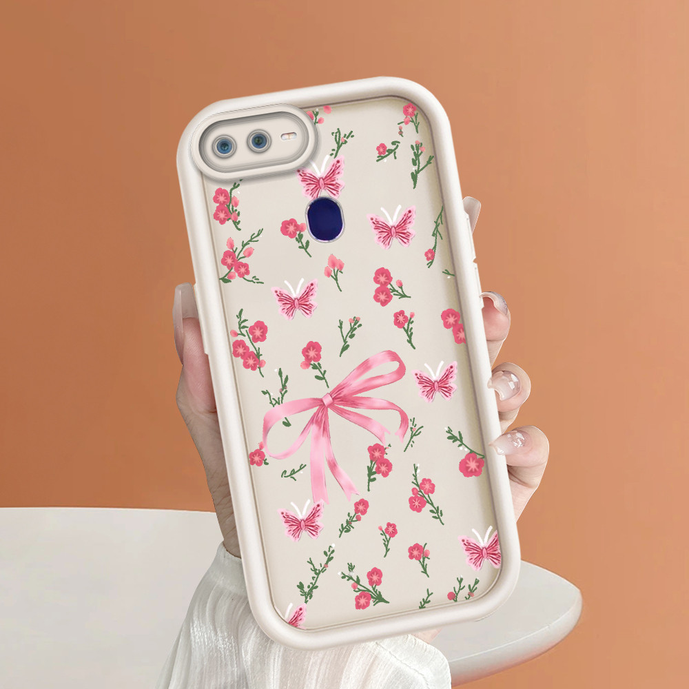 Casing Hp Untuk Realme 2 Pro U1 Softcase Mode Handphone Bow Flower 4873 Phone Case Soft Silikon Kesi