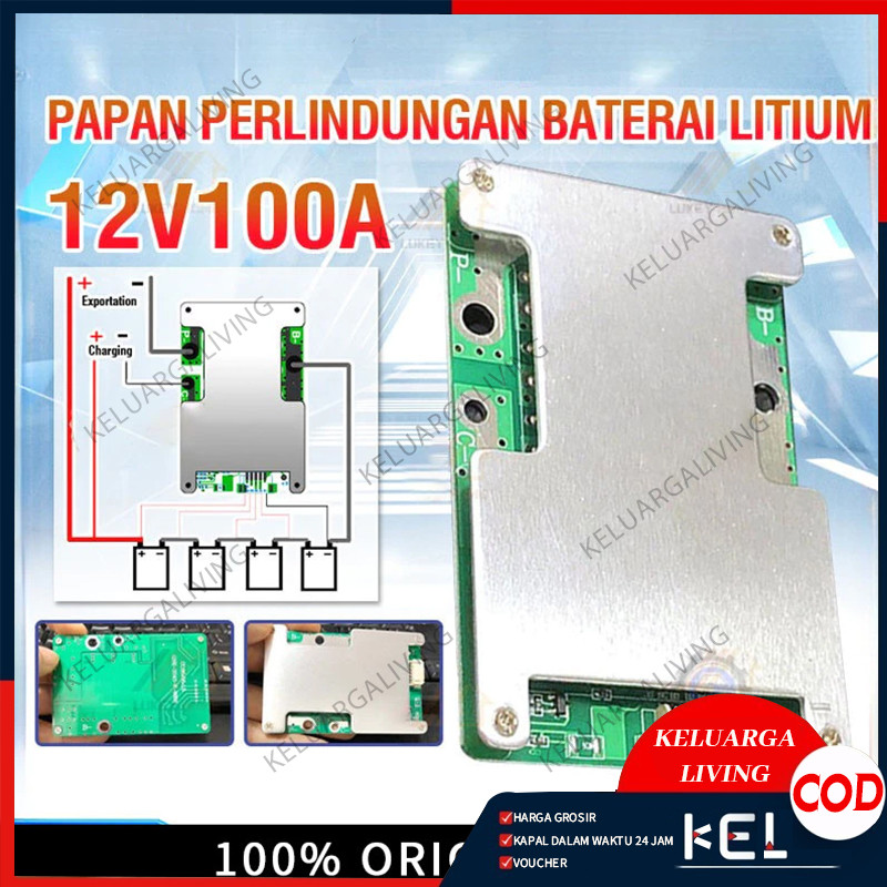 BMS 4S 100A 12V lifepo4 3.2V COMMON PORT BMS 120A BMS120A