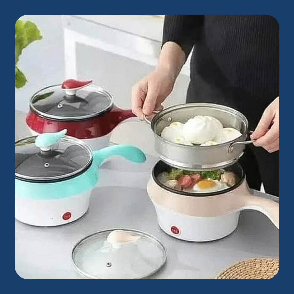 PANCI LISTRIK HIU PANCI MODEL STAINLESS DAN PLASTIK PANCI PANAS PEMASAK LISTRIK MULTIFUNGSI PANCI MA