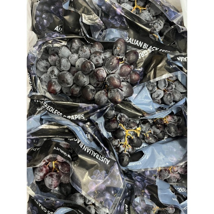 

BUAH ANGGUR HITAM AUTUMN ROYAL | 1 KG | GRAPES FRUIT - 500 gr