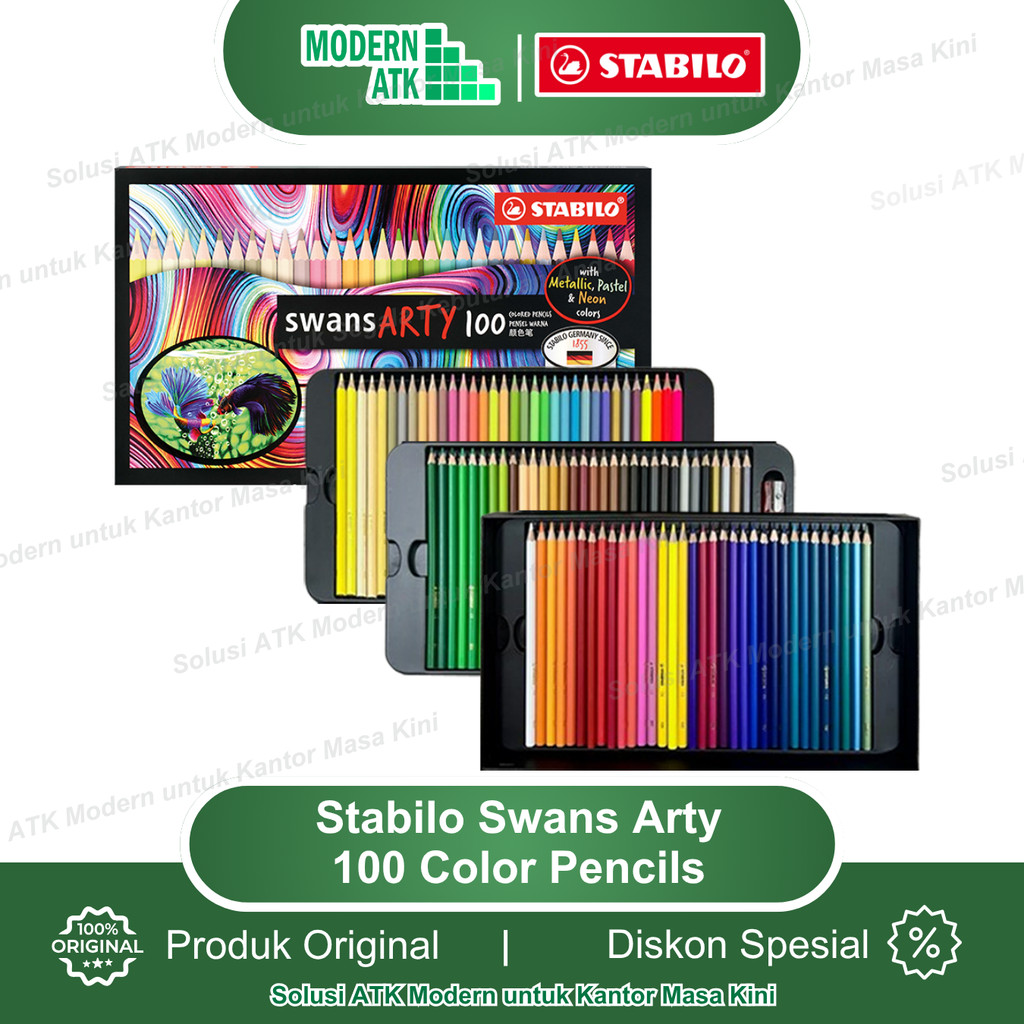 

Stabilo Swans Arty 100 Color Pencils