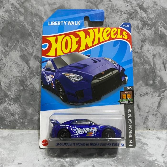 Hot Wheels LB Silhouette Works GT Nissan 35GT R35 Biru