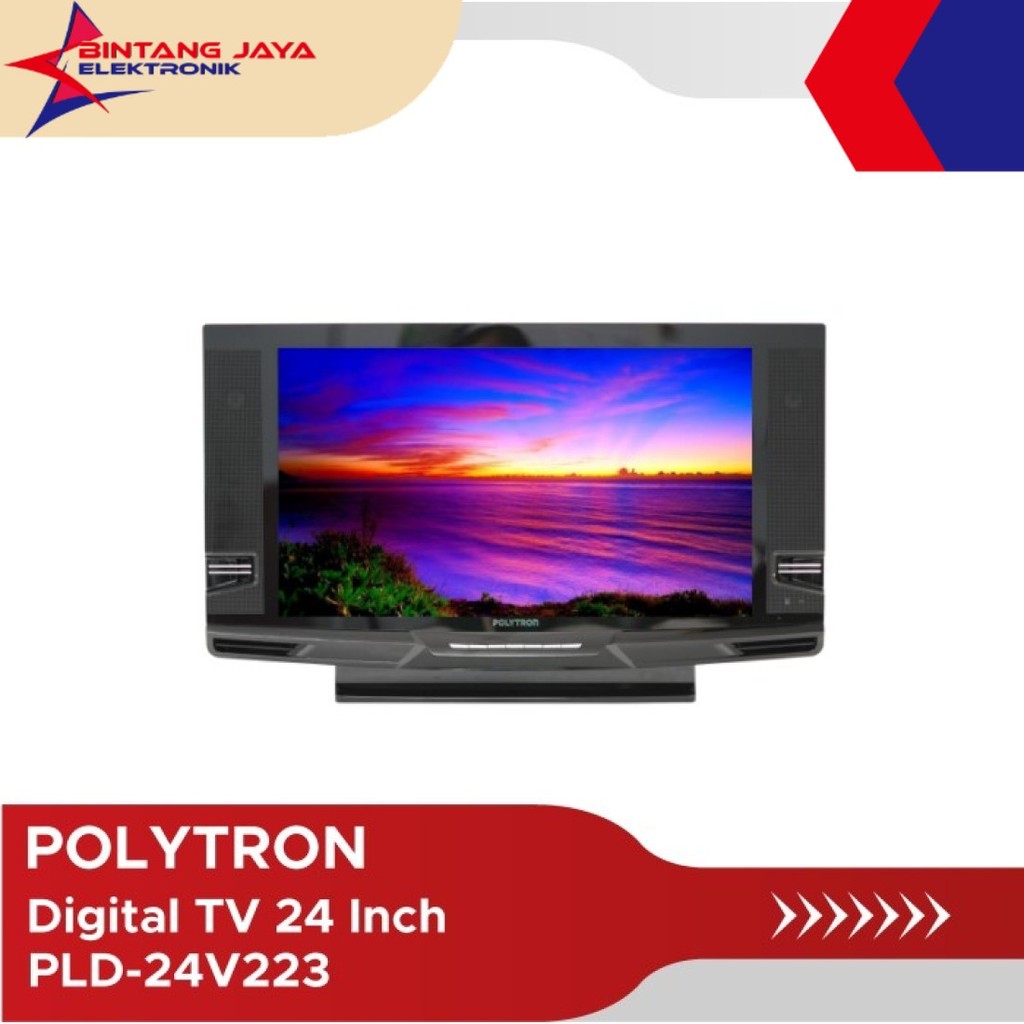 Tv Tabung POLYTRON 24" LED / TV  Polytron 24" Digital  24V223