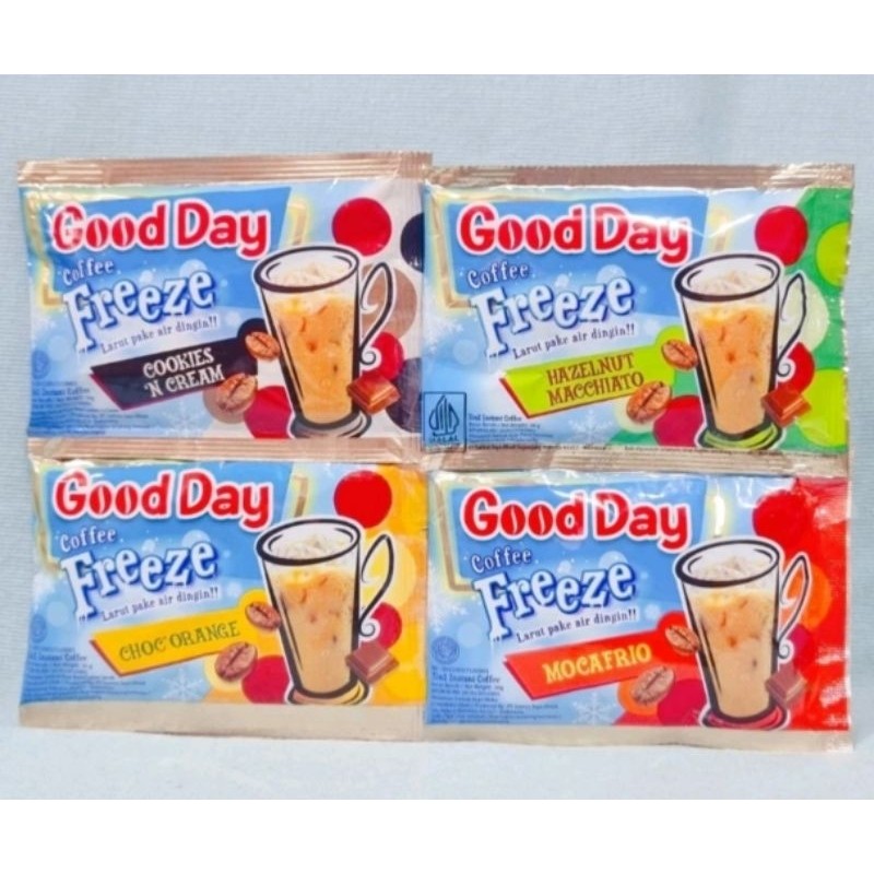 

kopi Good Day freeze sachet per renceng isi 10 sachet - ARM