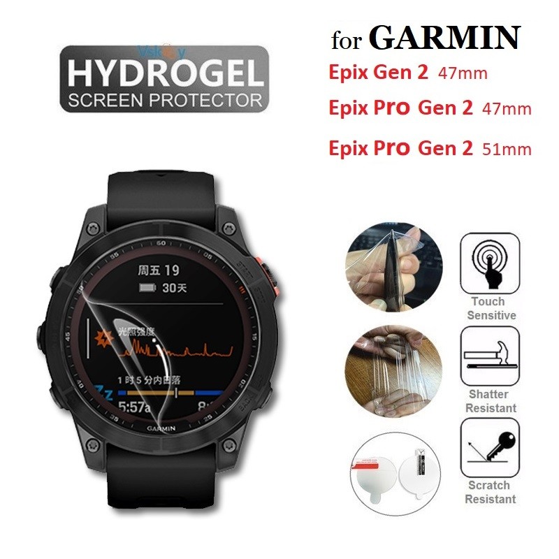 10PCS Soft TPU Hydrogel Film for Garmin Epix Gen 2 Epix Pro 51mm 47mm Smartwatch Screen Protector An