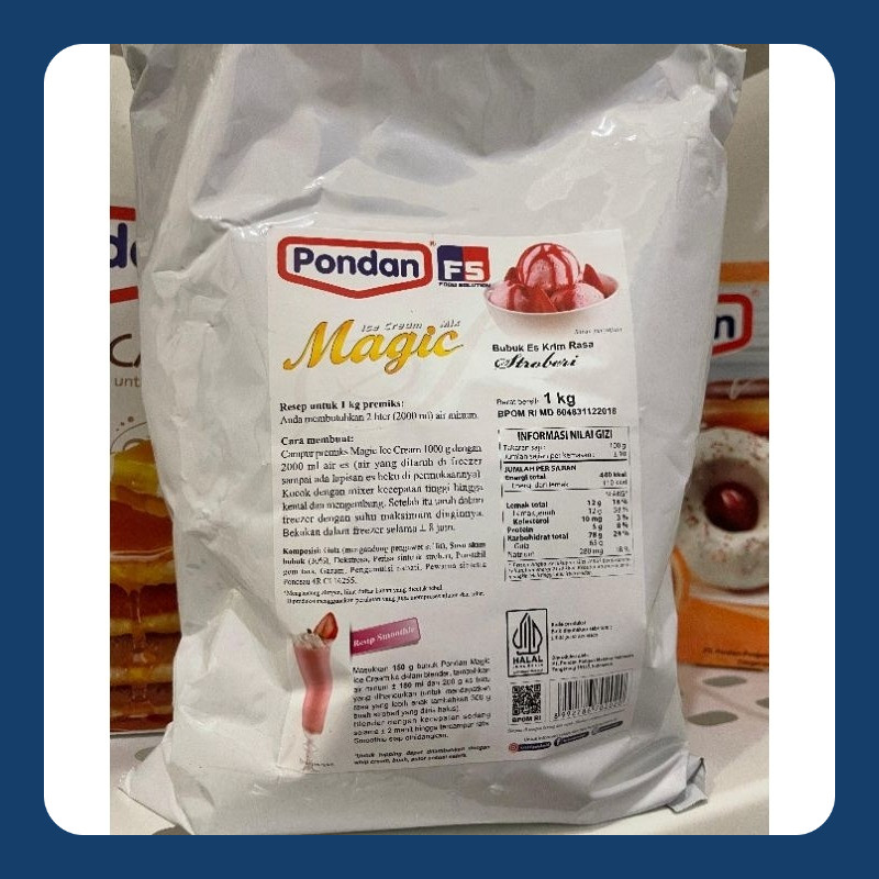 

Pondan Hard Ice Cream Instan 1kg