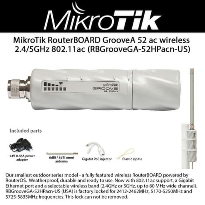Mikrotik GrooveGA-52acn / GrooveA 52 ac / AP Outdoor 2GHz 5Ghz
