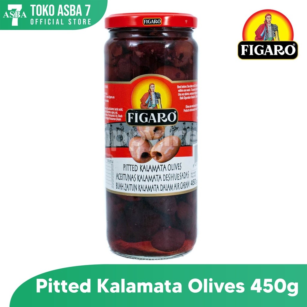 

FIGARO PITTED KALAMATA OLIVES 450G