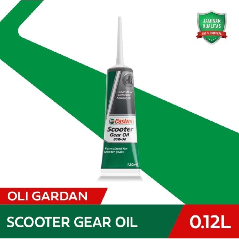 Oli Transmisi motor Castrol  Scooter Gear Oil Kemasan 0,12L Oli gardan Motor Matic  Oli Gardan Metik