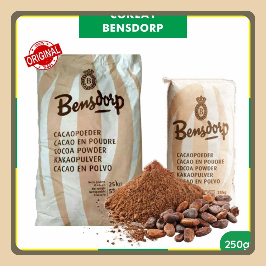 

Coklat Bensdorp 250gram - Coklat Bubuk Bensdorp Cocoa Powder Cokelat Bubuk BENSDORP
