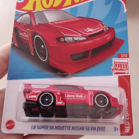 hotwheels LBWK Nissan Silvia s15 super silhoette red edition