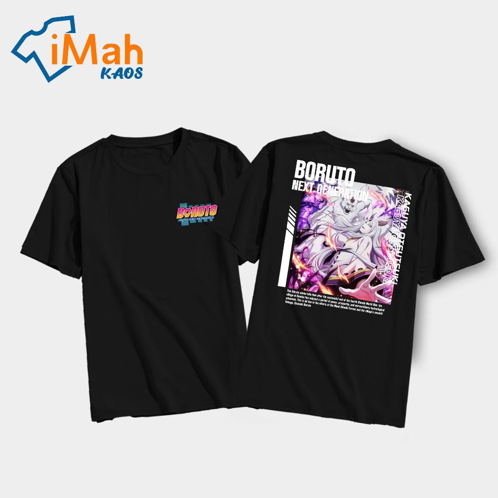 Housemith - KAOS ANIME BORUTO [ Kaguya Otsutsuki ] - Kaos Anime BORUTO Pria & Wanita | Kaos Distro J
