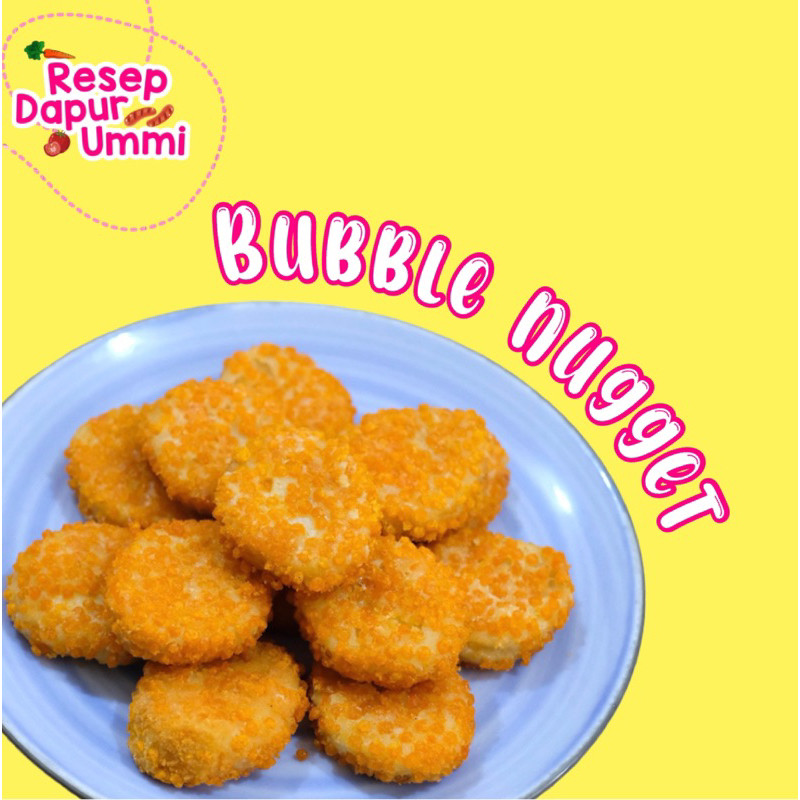 

BUBBLE CRUMBS CHICKEN NUGGET Ayam Crumble Crispy Homemade Non MSG (mirip kanzler)w