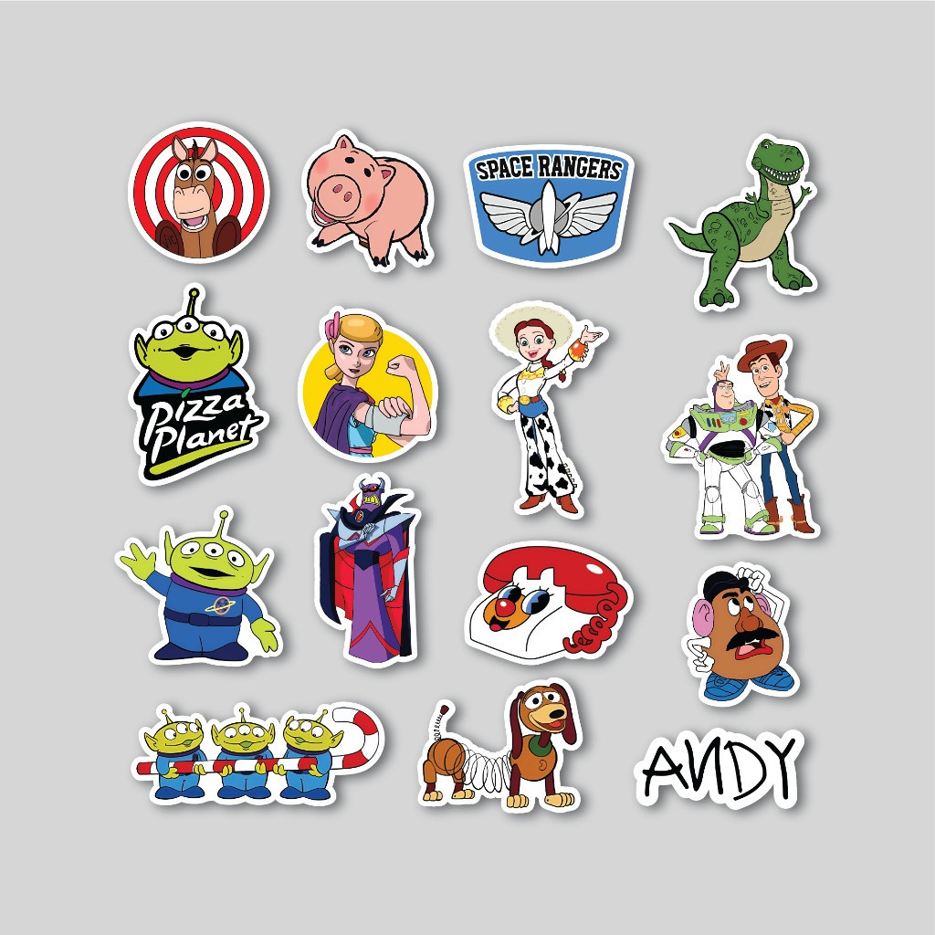 

Sticker Pack Toy Story V2 | Sticker Tumbler | Stiker Laptop Koper Helm