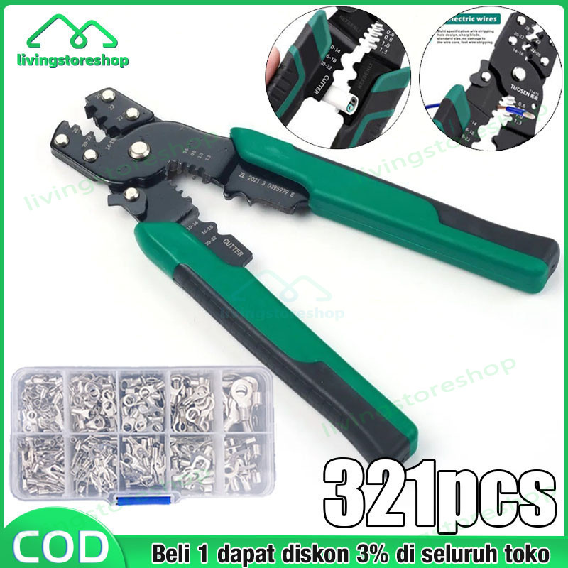 Tang Krimping Press Skun Kabel Kombinasi /Tang Potong Kupas Kabel Multifungsi /Tang Press Skun /Tang