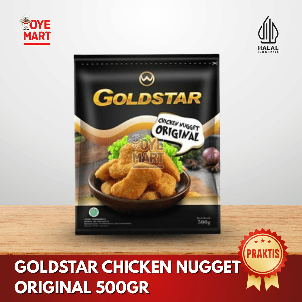

GOLDSTAR CHICKEN NUGGET ORIGINAL 500GR