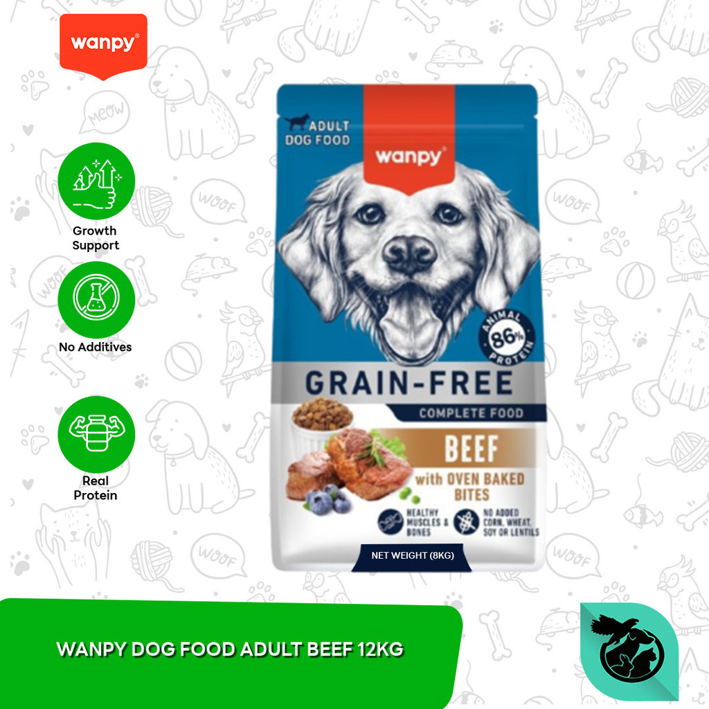 Wanpy Grain Free Dog Food Makanan Anjing 12 KG