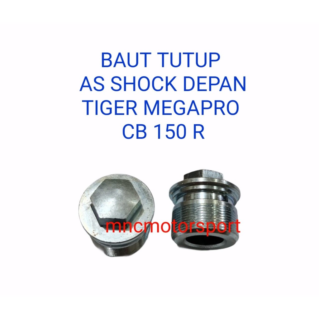 ISI 2 PCS BAUT TUTUP AS SHOCK SHOK DEPAN TIGER CB 150 R MEGAPRO