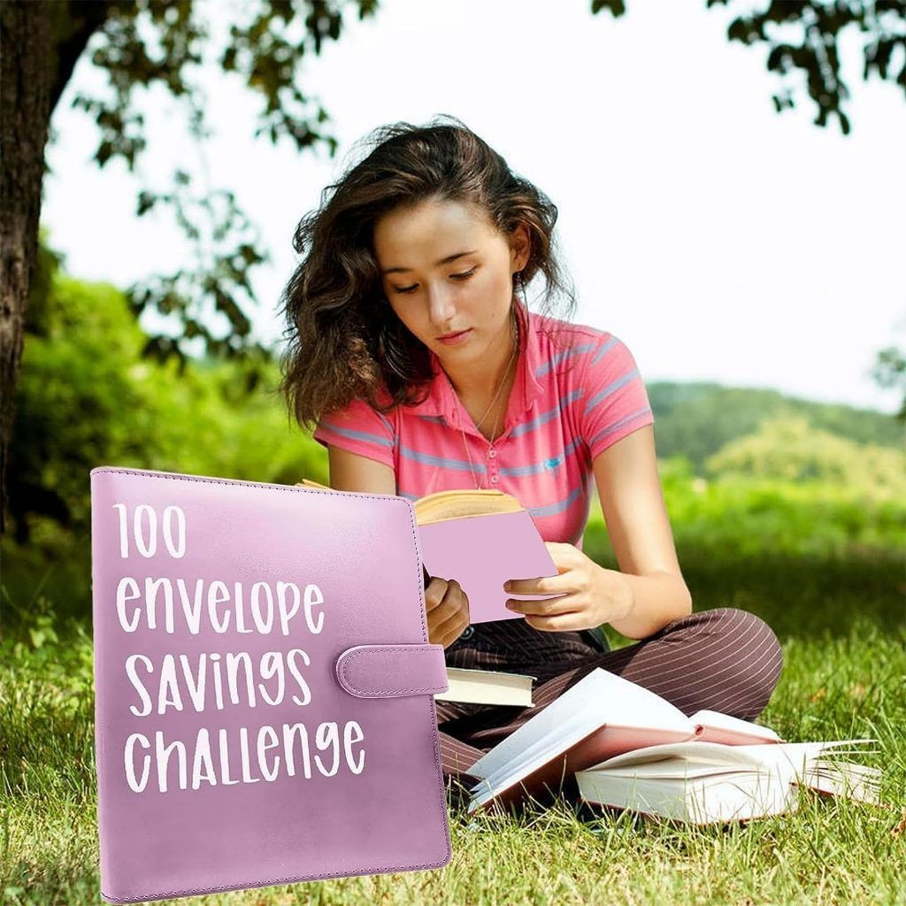 

100 Envelopes Money Saving Challenge 100 Envelope Challenge Binder Transparent Cash Envelopes