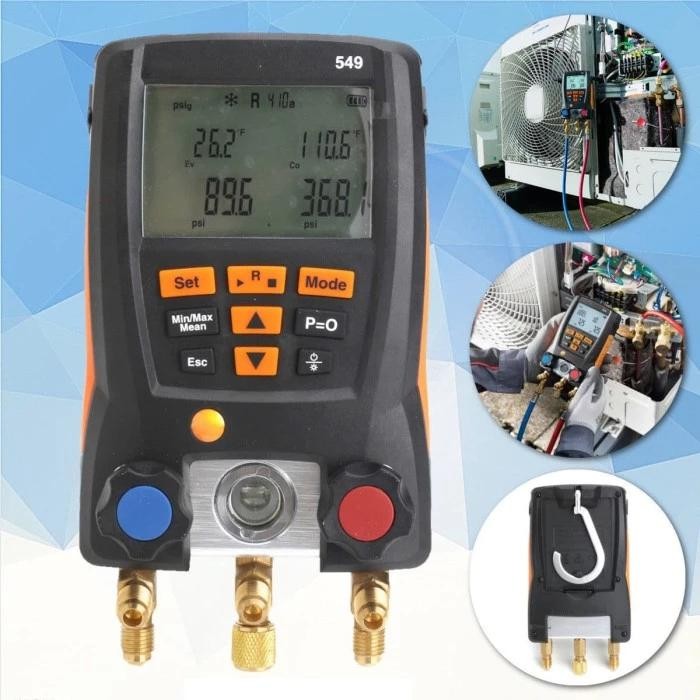 Refrigerantion Digital Manifold Gauge Meter Testo 549