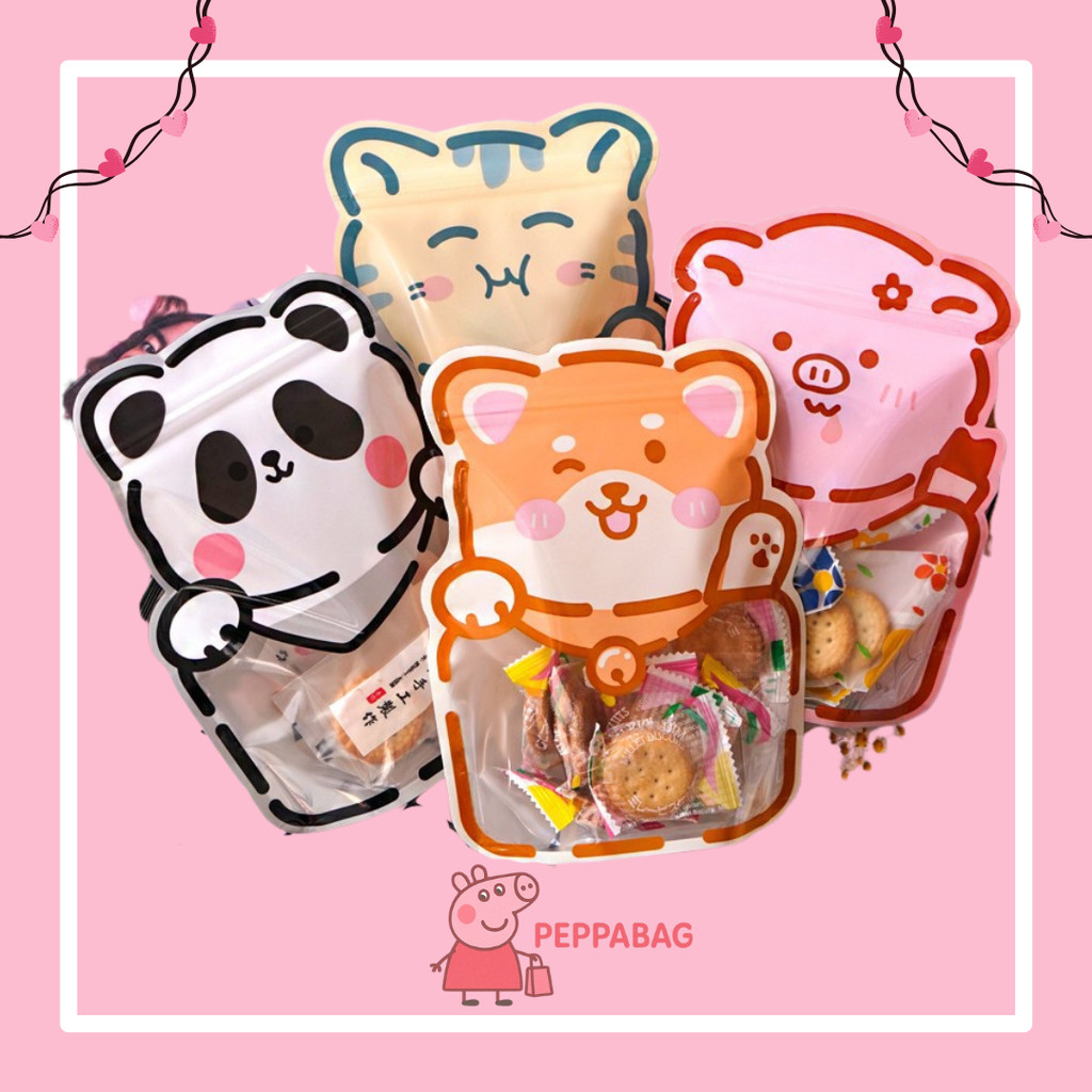 

Plastik Bingkisan Ulang Tahun Anak/Plastik Ziplock/Plastik Goodie Bag Karakter Hewan/Animal - ES0577