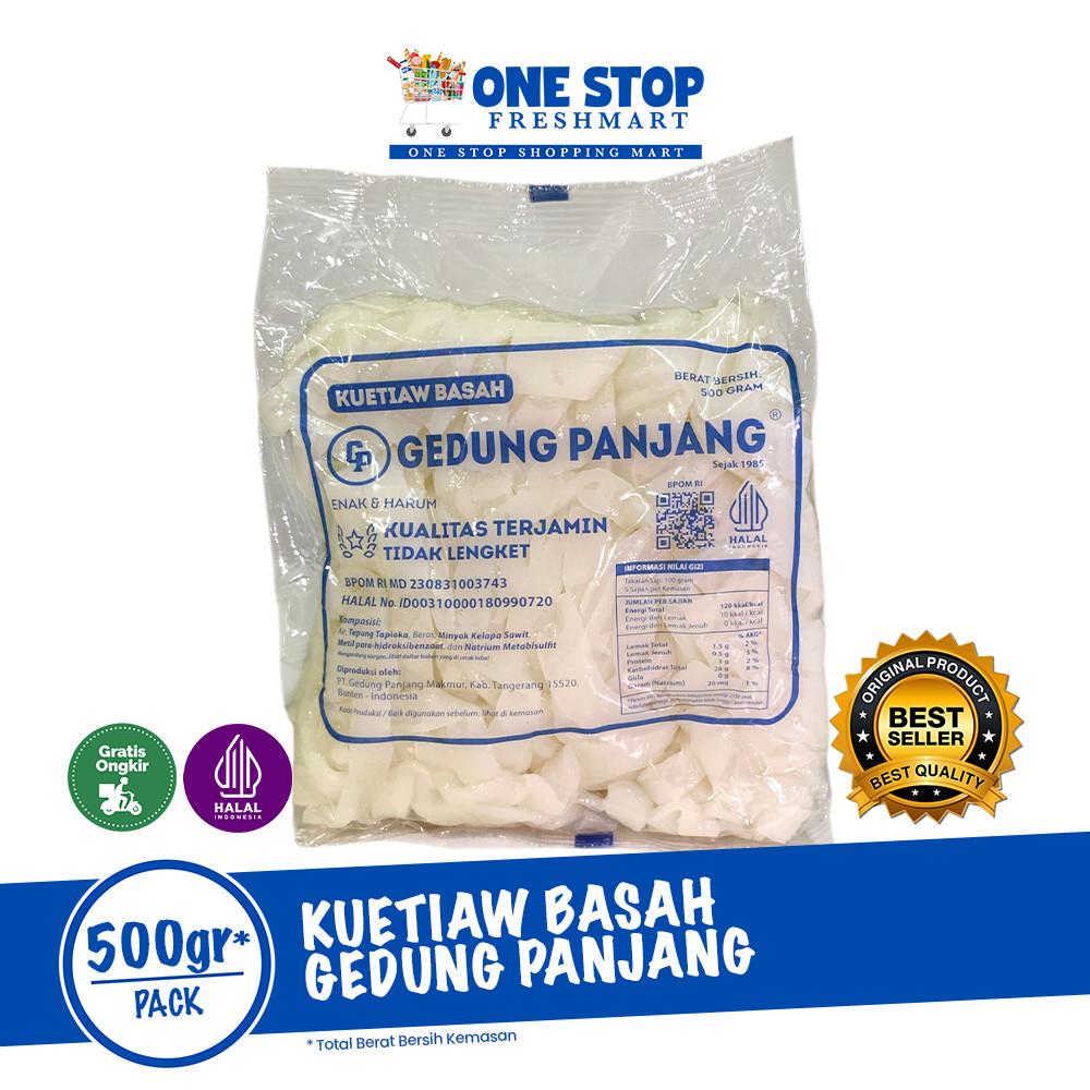 

KUETIAU GEDUNG PANJANG (GP) / KWETIAU GEDUNG PANJANG 500GR