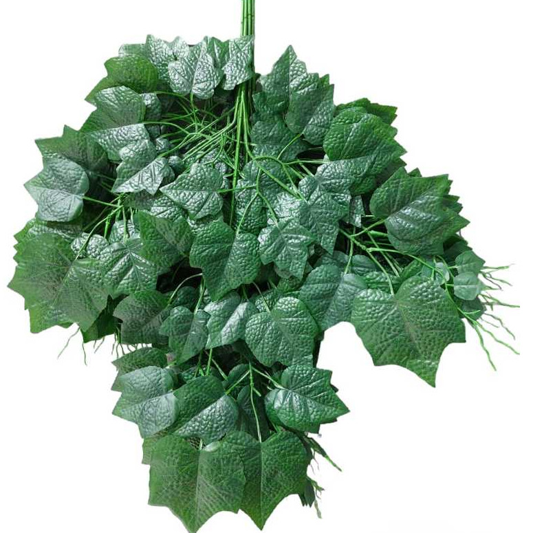 DAUN ANGGUR PREMIUM ARTIFICIAL PLASTIK HIJAU PUTIH GOLD 1 Lusin 12 Batang Dekorasi Wedding