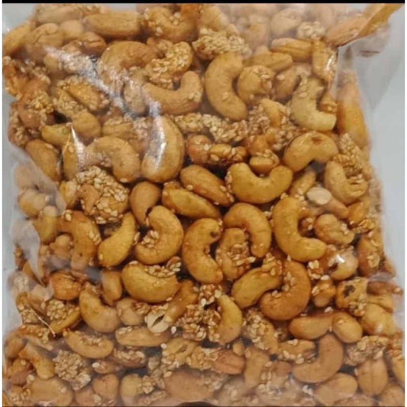 

Kacang Mede Madu Wijen 1Kg - Snack Mete Mente Cashew Nut Imut Kupas Murah Kiloan
